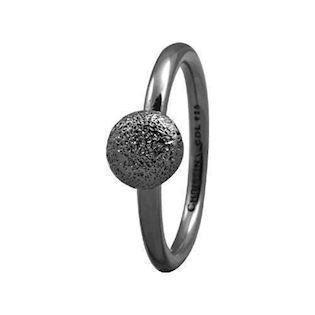 Christina Collect sammeln schwarz Silber Ring - Shine
